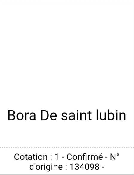 BORA de Saint Lubin
